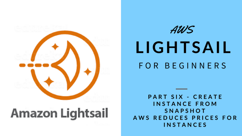 AWS Lightsail - Instance from Snaphot