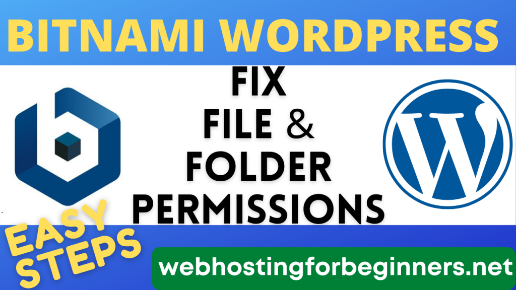 Easily Fix File and Folder Permissions Denied Errors in Bitnami WordPress - Web For Beginners